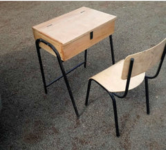 School Desks Chairs with Lockers